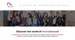 Desktop Screenshot of mamadances.com